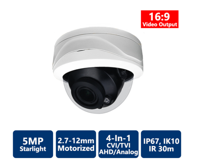 5MP Dome Motorized