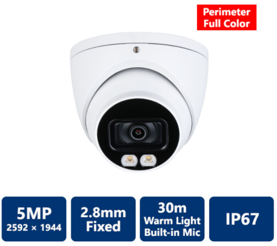 5MP Full Colour Built-in Mic