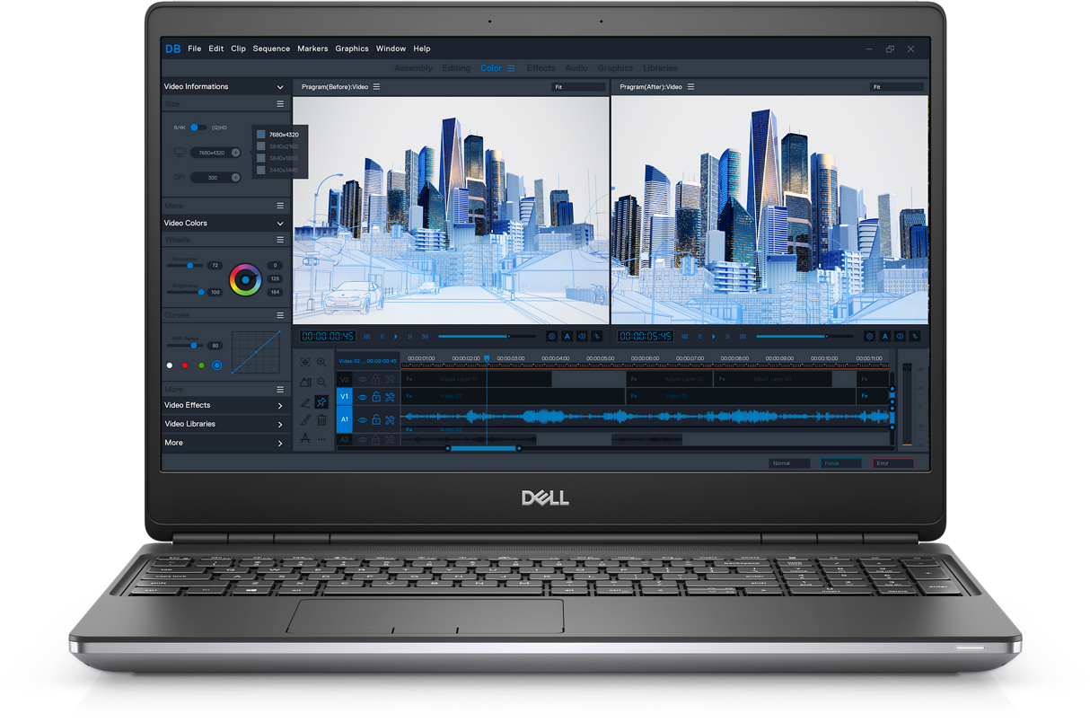 Dell Precision 7560 Mobile Workstation (i7-11th, 32GB, 512GB, Nvidia T1200)