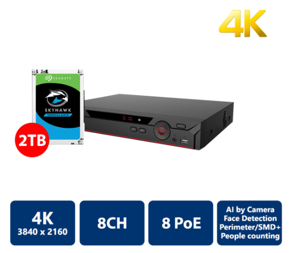 8CH COMPACT 1U 8POE
