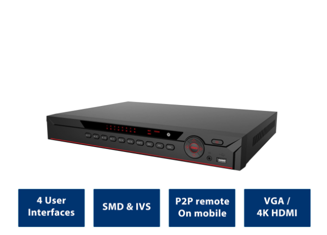 32 CHANNEL 1U 2HDDS 16POE